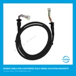 Replacement Down Cable For Lightspeed Zulu Series Aviation Headsets New. Price: $125.95.