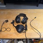 Astrocom Military Aviation Headset W/ M87819/1-37 Mic Assembly Helicopter Used. Price: $149.00.